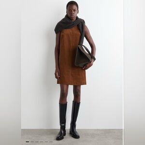 Mini Corduroy Shift Dress